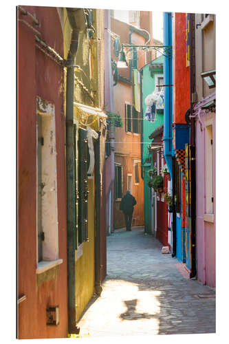 Gallery print Alley in Burano, Venice