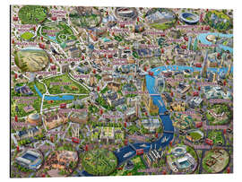 Magnettafel London Sehenswürdigkeiten