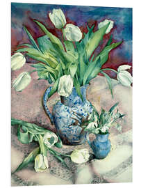 Foam board print Tulips and Snowdrops