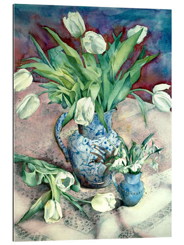 Gallery print Tulips and Snowdrops