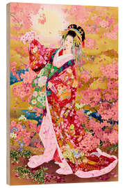 Quadro de madeira Syungetsu - Haruyo Morita