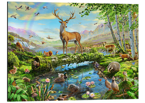 Aluminium print 24402 Wildlife Splendor UK