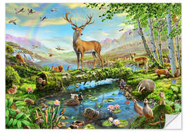 Wall sticker 24402 Wildlife Splendor UK