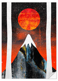 Selvklebende plakat Black Mountain