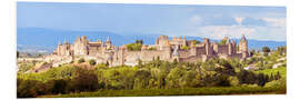 Foam board print Carcassonne panorama