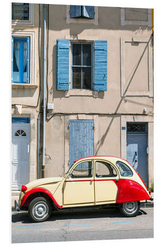 Foam board print Citroen 2CV car, France