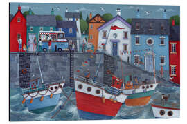 Magnettafel Hafenpromenade