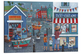 Magnettafel Eis am Meer