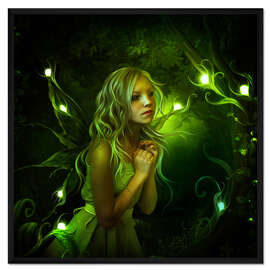 Gerahmter Kunstdruck Forest nymph