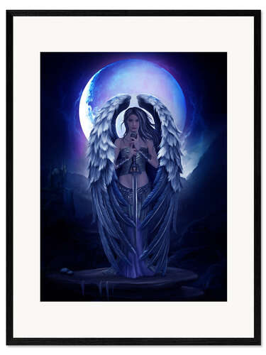 Stampa artistica con cornice Guardian angel