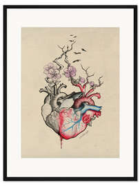 Gerahmter Kunstdruck Split / Merge