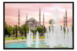 Gerahmter Kunstdruck Blaue Moschee (mavi cami) Istanbul / Turkey