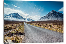 Gallery Print Straße zu den Highlands, Schottland, Vereinigtes Königreich