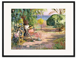 Gerahmter Kunstdruck Nähende Frauen