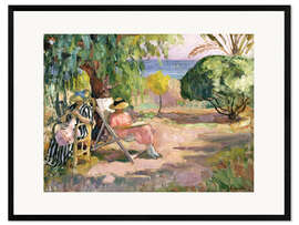 Gerahmter Kunstdruck Nähende Frauen