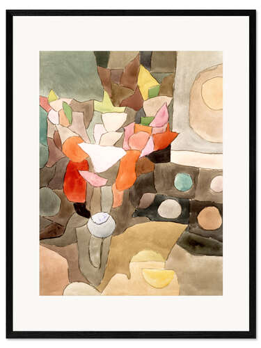 Kehystetty taidepainatus Gladiolus still life