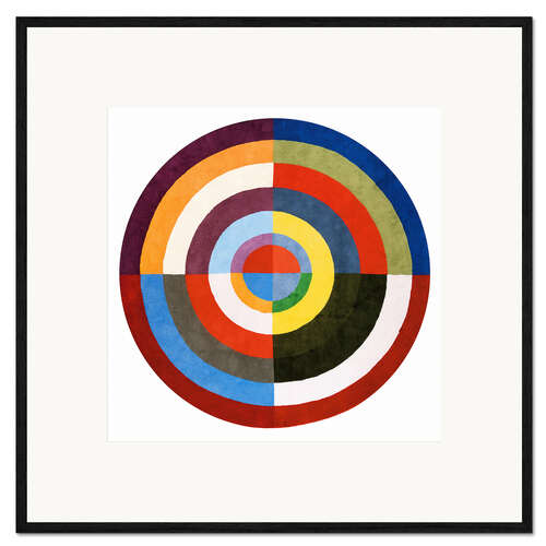 Impresión de arte enmarcada Primer disco