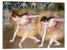 Magnettafel Sich verbeugende Ballerinen