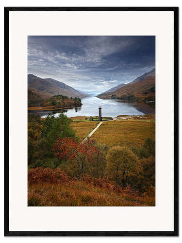 Framed art print Glenfinnan Monument - Scotland