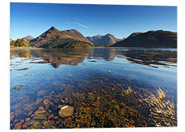 Foam board print Glencoe - Scotland - Loch Leven