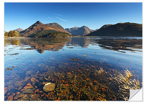 Vinilo para la pared Glencoe - Scotland - Loch Leven