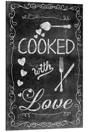 Magnettafel Cooked with Love