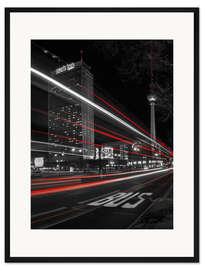 Gerahmter Kunstdruck Lichtgeschwindigkeit