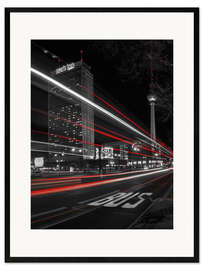Framed art print Lichtgeschwindigkeit