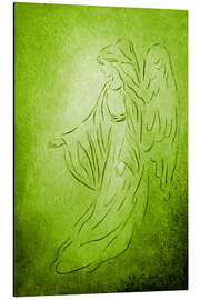 Aluminium print Angel of healing