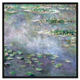 Gerahmter Kunstdruck Seerosen VIII