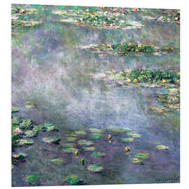 Foam board print Water Lilies VIII