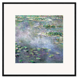 Kunsttryk i ramme Water Lilies VIII