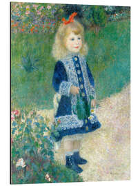 Magnettafel Mädchen mit Gießkanne