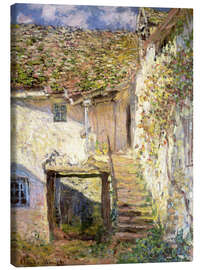 Leinwandbild  Die Treppe - Claude Monet