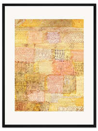 Gerahmter Kunstdruck Villenviertel in Florenz - Paul Klee