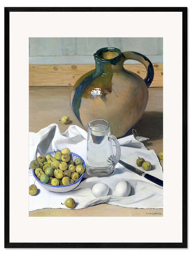 Framed art print La Cruche.