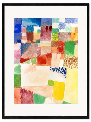 Plakat artystyczny premium w ramie Motif from Hammamet