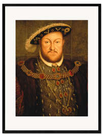 Impression artistique encadrée Le roi Henry VIII d'Angleterre