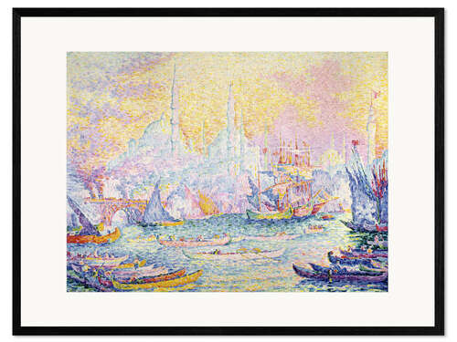 Impression artistique encadrée Istanbul