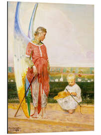 Magnettafel Engel und ein Hirtenjunge