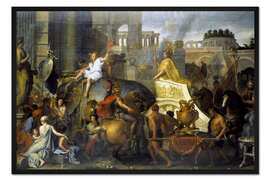 Gerahmter Kunstdruck Der Einzug Alexanders des Grossen in Babylon. Um 1673