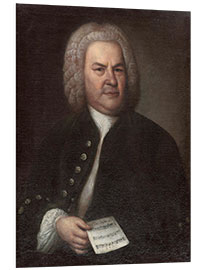 Hartschaumbild Johann Sebastian Bach