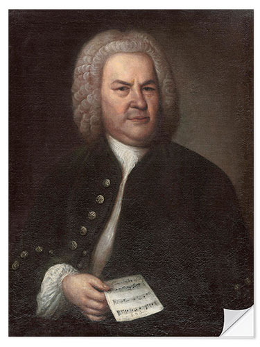 Vinilo para la pared Johann Sebastian Bach