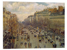 Foam board print Boulevard Montmartre: Afternoon, Sunshine