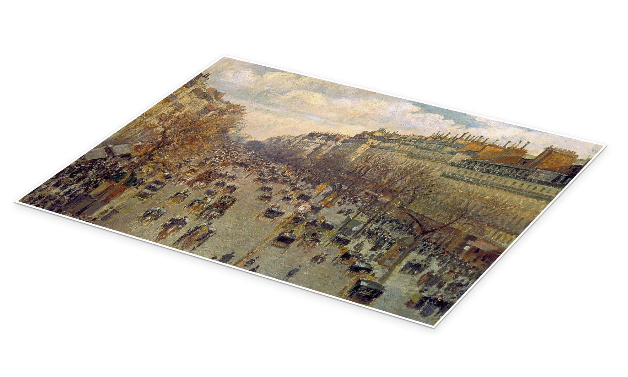 美術アート作品  フランス ハザン 絵画ヴィンテージ97-98カタログ青 青系】絵画作品 (原画) 糸島市 / yaccka [ACN006-1] - 福岡県