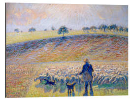 Magnettafel Schafhirte mit Herde (Berger avec Moutons). 1888