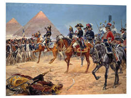 Foam board print Kaiser Napoleon I. in Ägypten am 21. Juli 1798. 1911