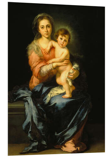 Foam board print Madonna and Child