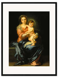 Kunsttryk i ramme Madonna and Child