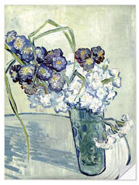 Wall sticker Vase with Carnations